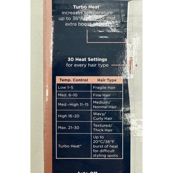 Conair Double Ceramic Straightening Comb Styling Tool With 30 Heat Settings - Picture 5 of 6